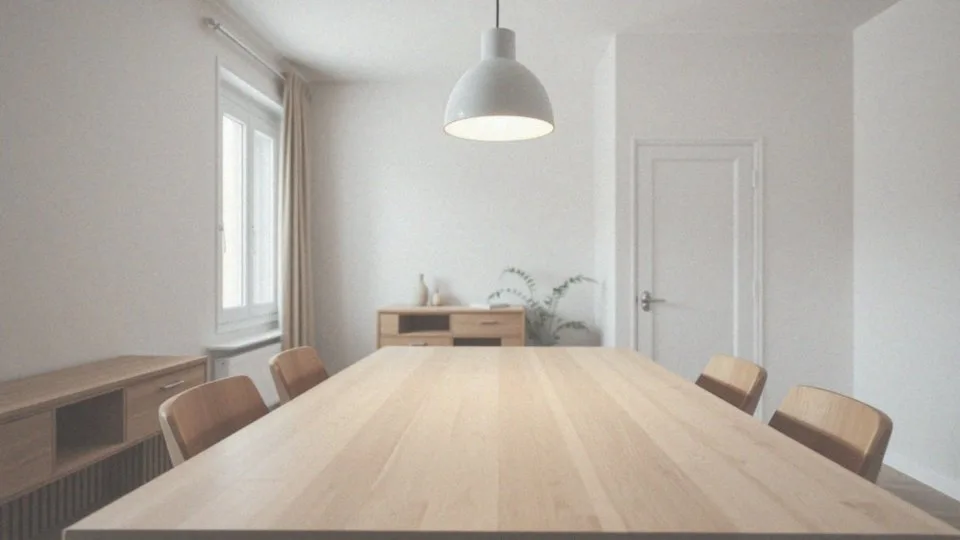 Jak dobrać wysokość lampy nad stołem?