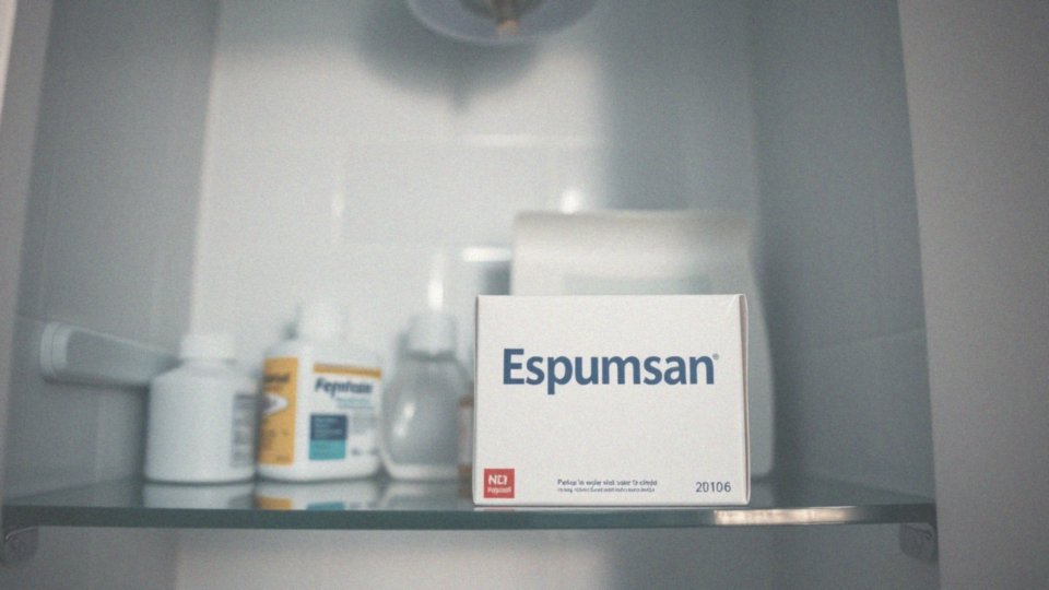 Jak działa symetykon zawarty w Espumisan?
