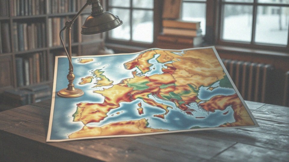 Jak zmienia się temperatura w zależności od regionu w Europie?