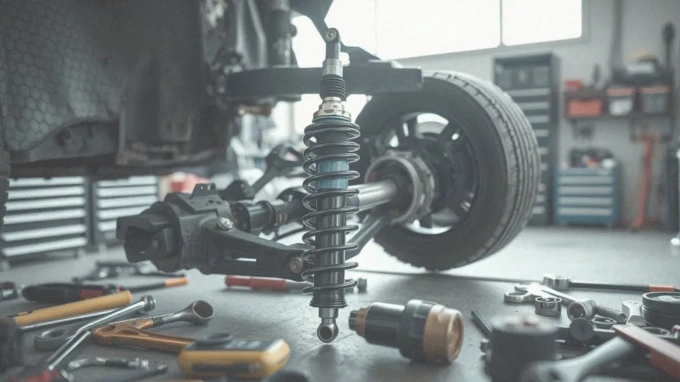 Jak przebiega proces wymiany amortyzatora na przód?