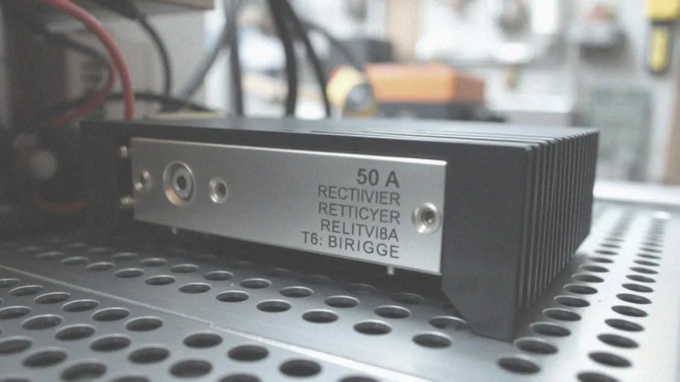 Mostek prostowniczy 50A z radiatorem – kluczowe informacje i zastosowania