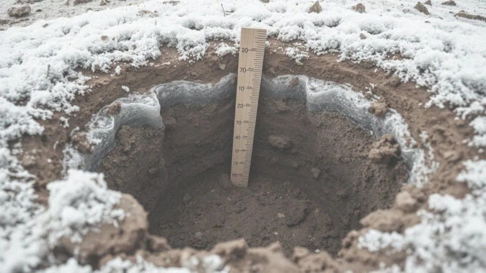 Na jakiej głębokości woda nie zamarza? Wysokość przemarzania gruntu